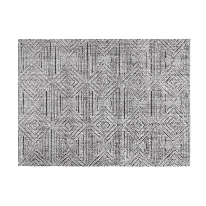 Corrigan Studio® Ernst Geometric Gray Area Rug & Reviews Wayfair